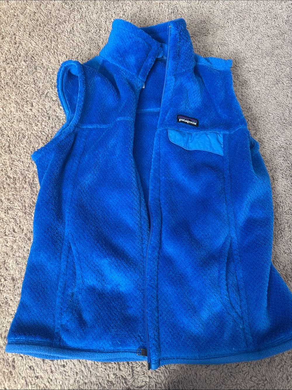 Patagonia Womens Royal Blue Fleece Vest